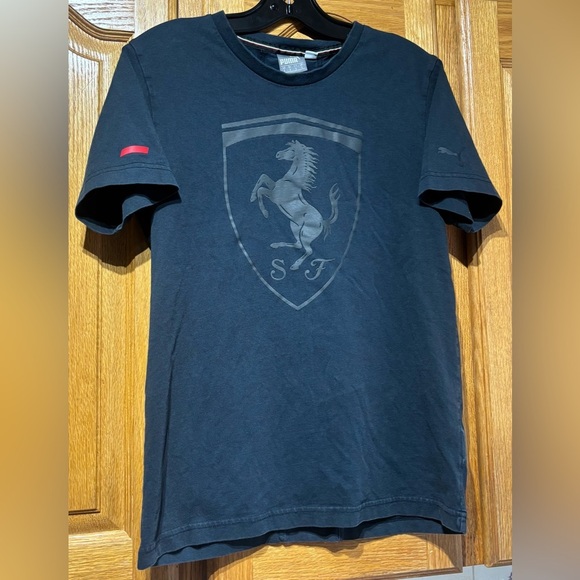 Puma Ferrari Men's Formula 1 Black T-Shirt Size Small - Picture 5 of 8